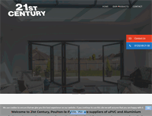 Tablet Screenshot of 21stcenturywindows.co.uk